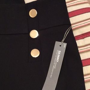 Marissa Skinny Sailor Pants Loft Plus NWT